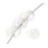 Fire Polished 4mm Crystal, Amesit Half-Coat Fire Polished 4mm Crystal, Amesit Half-Coat